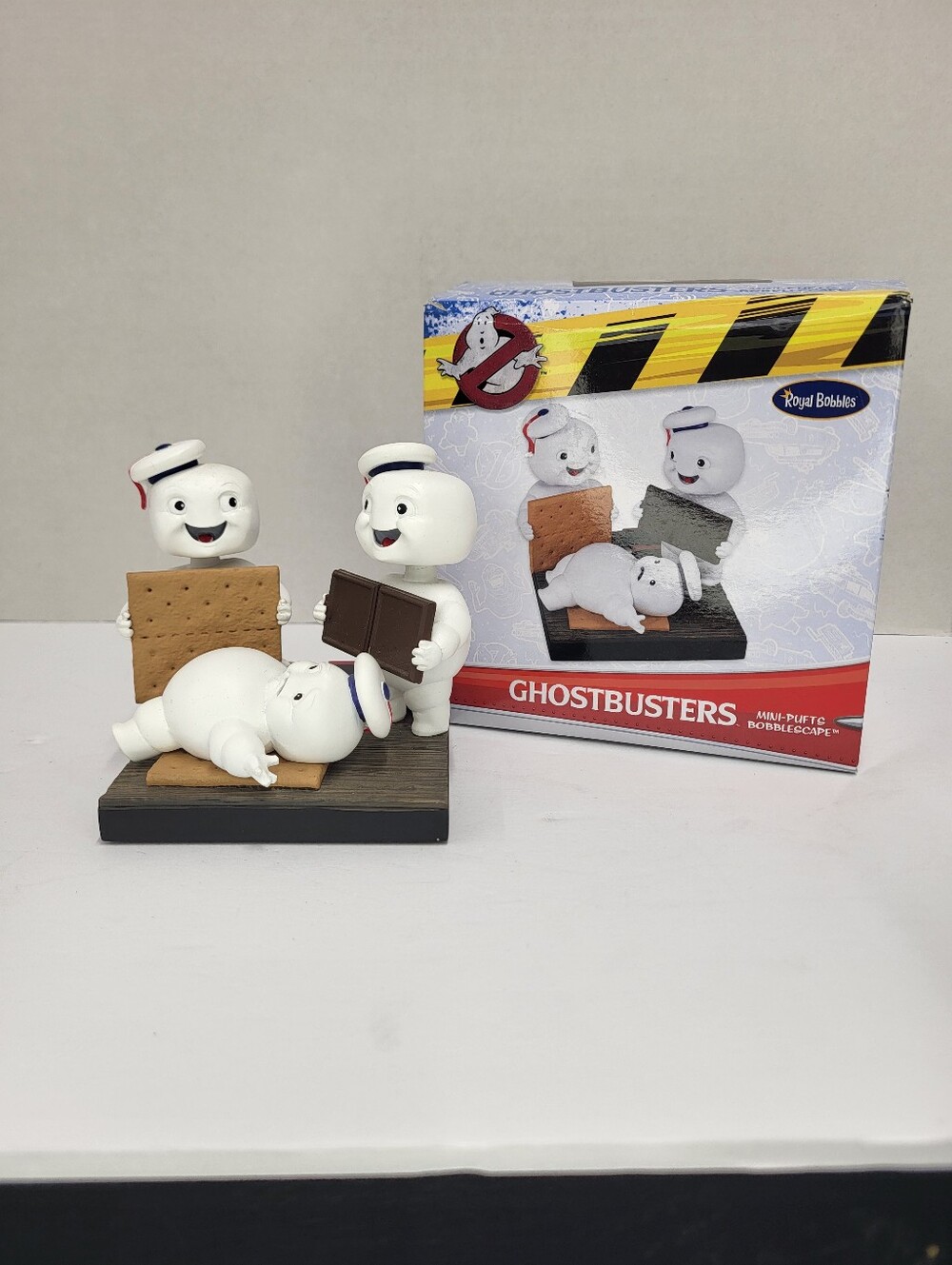 Royal Bobbles 2021 Ghostbusters Mini Stay Pufts Bobblescape With Box N Styrofoam